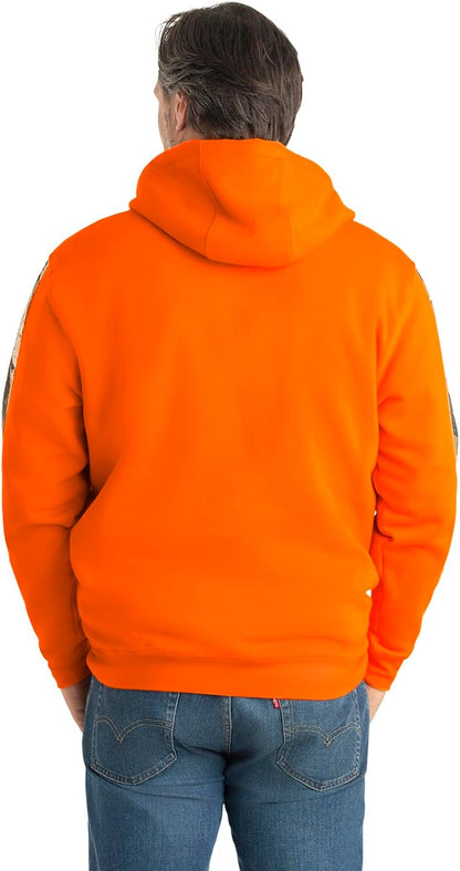 Legendary Whitetails Men’s Camo Hoodie Midweight V-Neck Design Pullover Sweatshirt