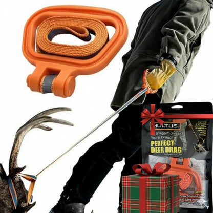 MULTUS Perfect Deer Drag Rope - Unique Hunting Gifts for Men - Essential Hunting Gear and Accessories - Deer Pull Strap