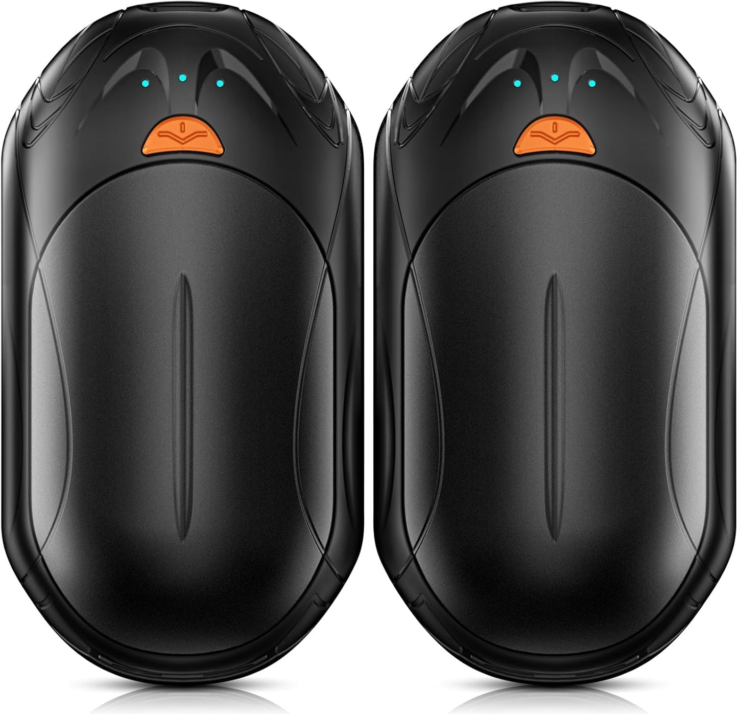 AI Hand Warmers Rechargeable 2 Pack,6000mAh Rechargeable Hand Warmer,20Hrs Long Heating Electric Hand Warmer,Portable Pocket Heater,Pocket Size Hand Warmer, Gifts for Christmas