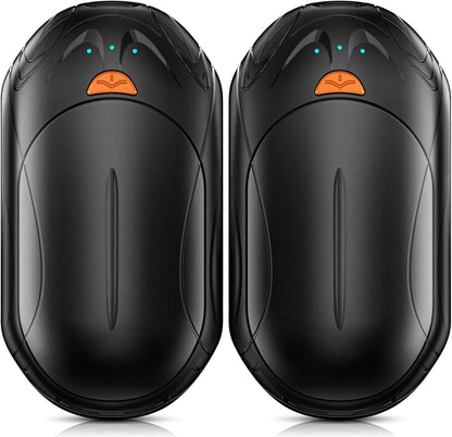 AI Hand Warmers Rechargeable 2 Pack,6000mAh Rechargeable Hand Warmer,20Hrs Long Heating Electric Hand Warmer,Portable Pocket Heater,Pocket Size Hand Warmer, Gifts for Christmas