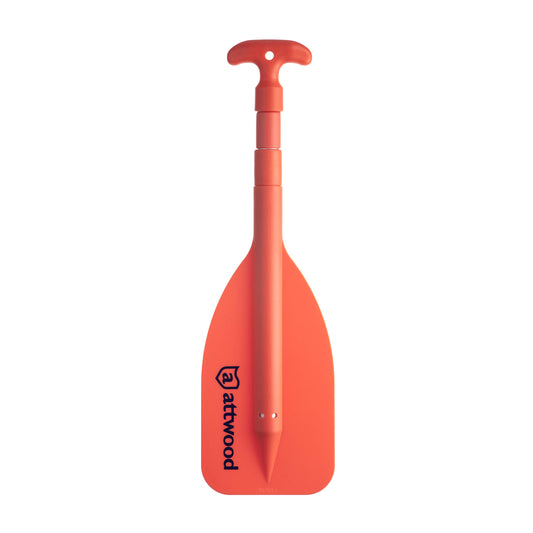 Attwood Emergency Telescoping Paddle for Boating, Orange