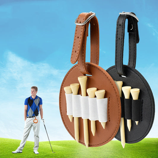 Leather Golf Nail Storage Bag