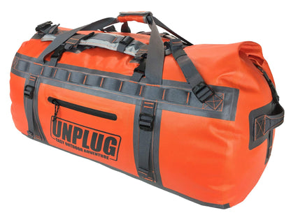 UNPLUG Ultimate Adventure Bag | 1680D Heavy Duty Waterproof Bag | Large Travel Duffle Bag which can be Used for Camping, Motorcycling, Boating, or Hunting
