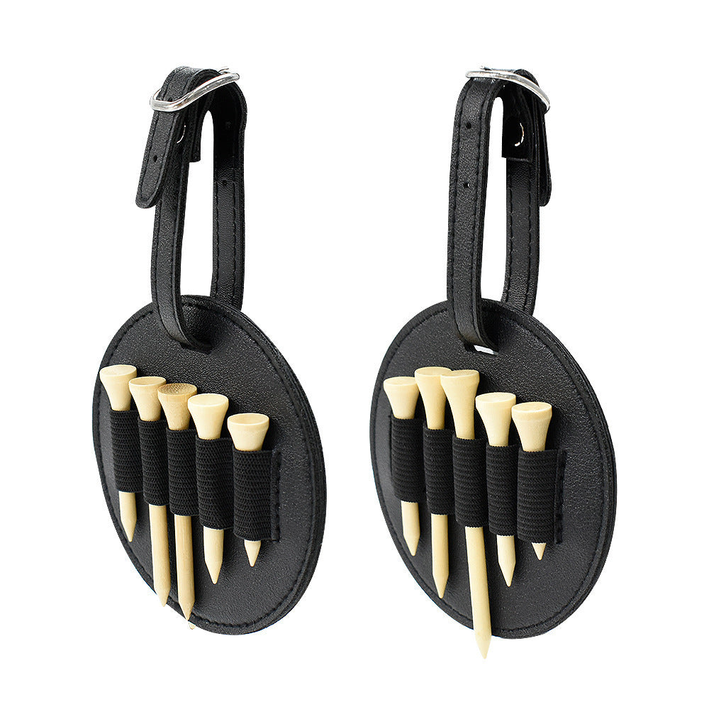 Leather Golf Nail Storage Bag
