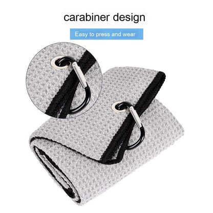 Waffle Golf Ball Eraser Cue Ball Bag Cleaning Cloth Towel Golf Ball Towel Pineapple Lattice